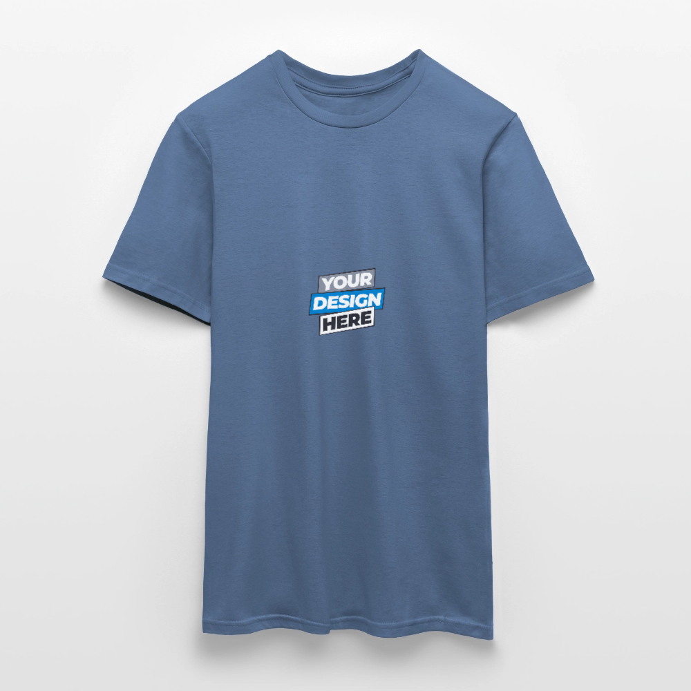 Men's T-Shirt Personalised Various Colours - dove blue