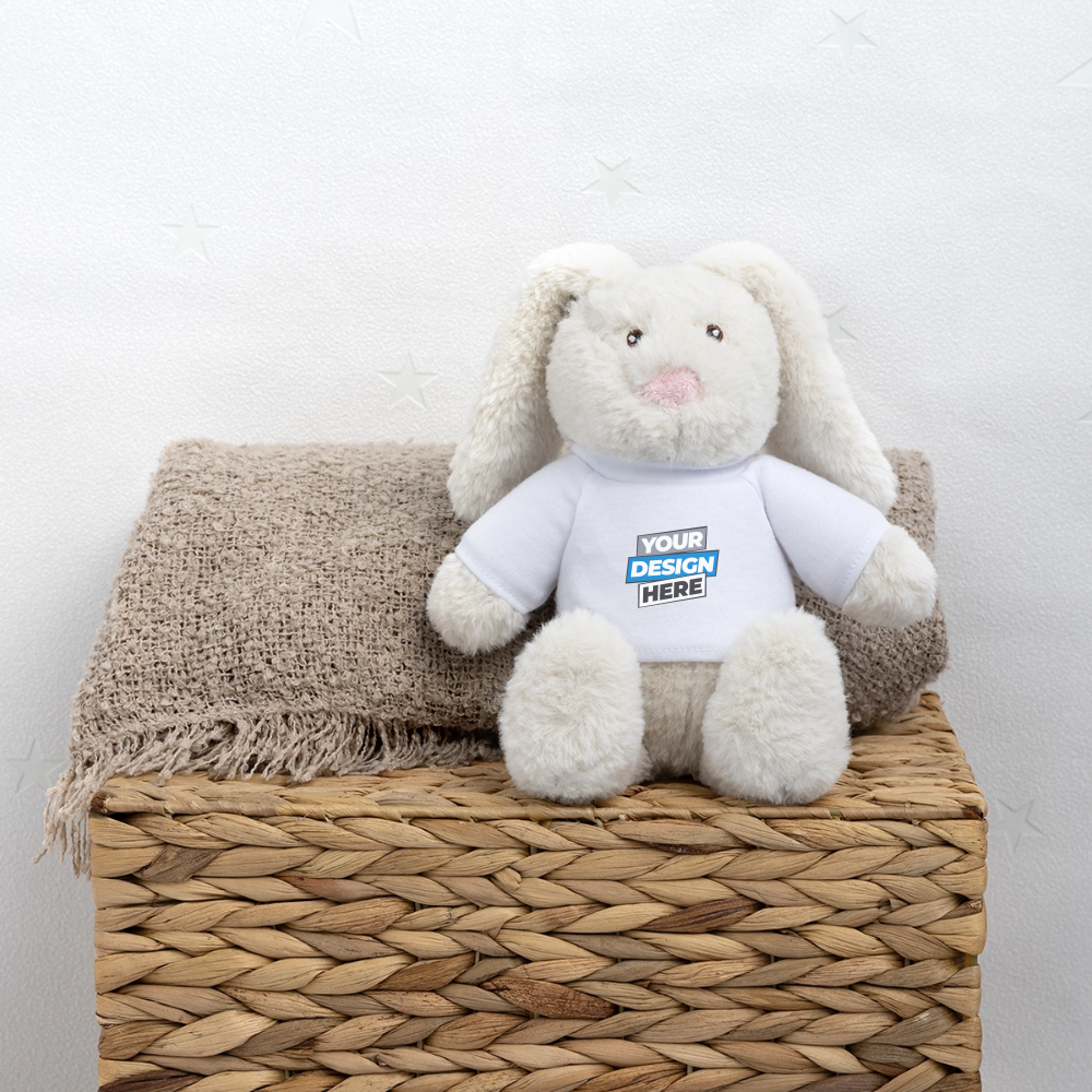 MiniFeet® RecycelHase® Bunny Cream Personalised Various Colours - white
