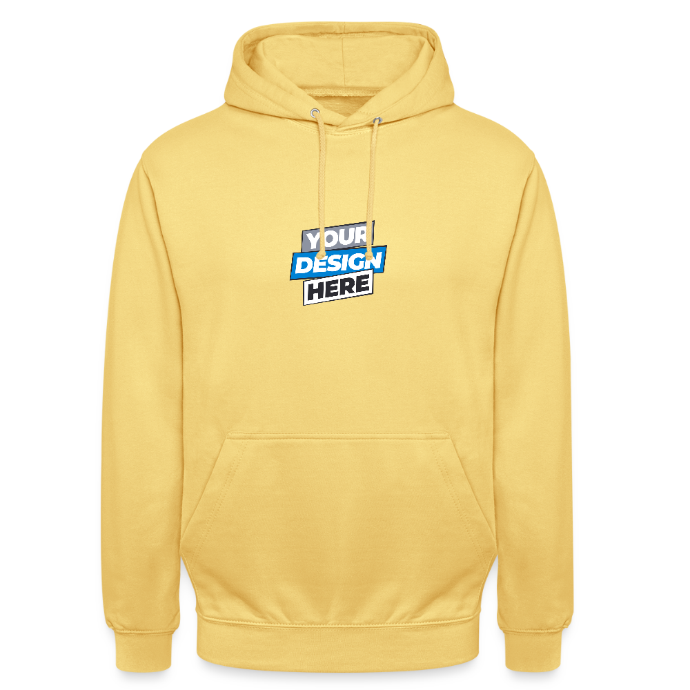 Unisex Hoodie Personalised Various Colours - lemon yellow