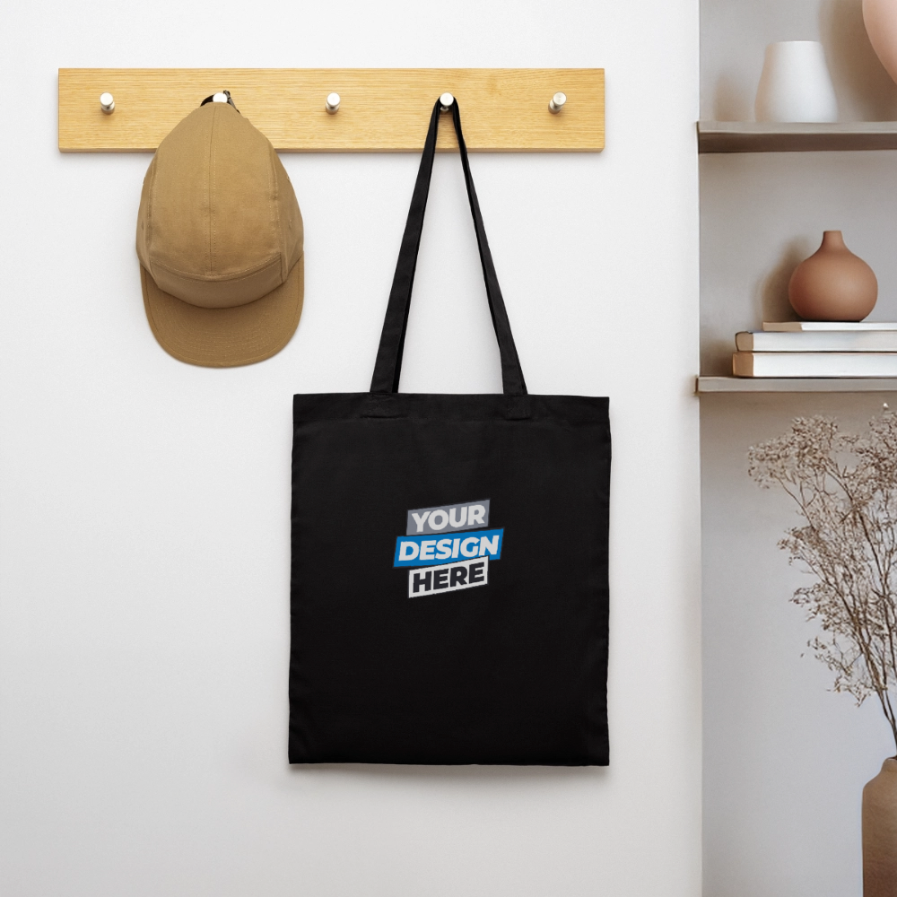 Tote Bag Personalised Various Colours - black