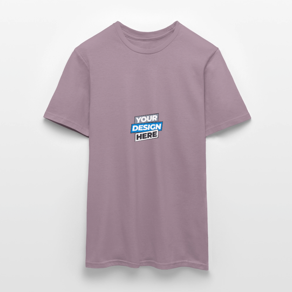 Men's T-Shirt Personalised Various Colours - purple-grey