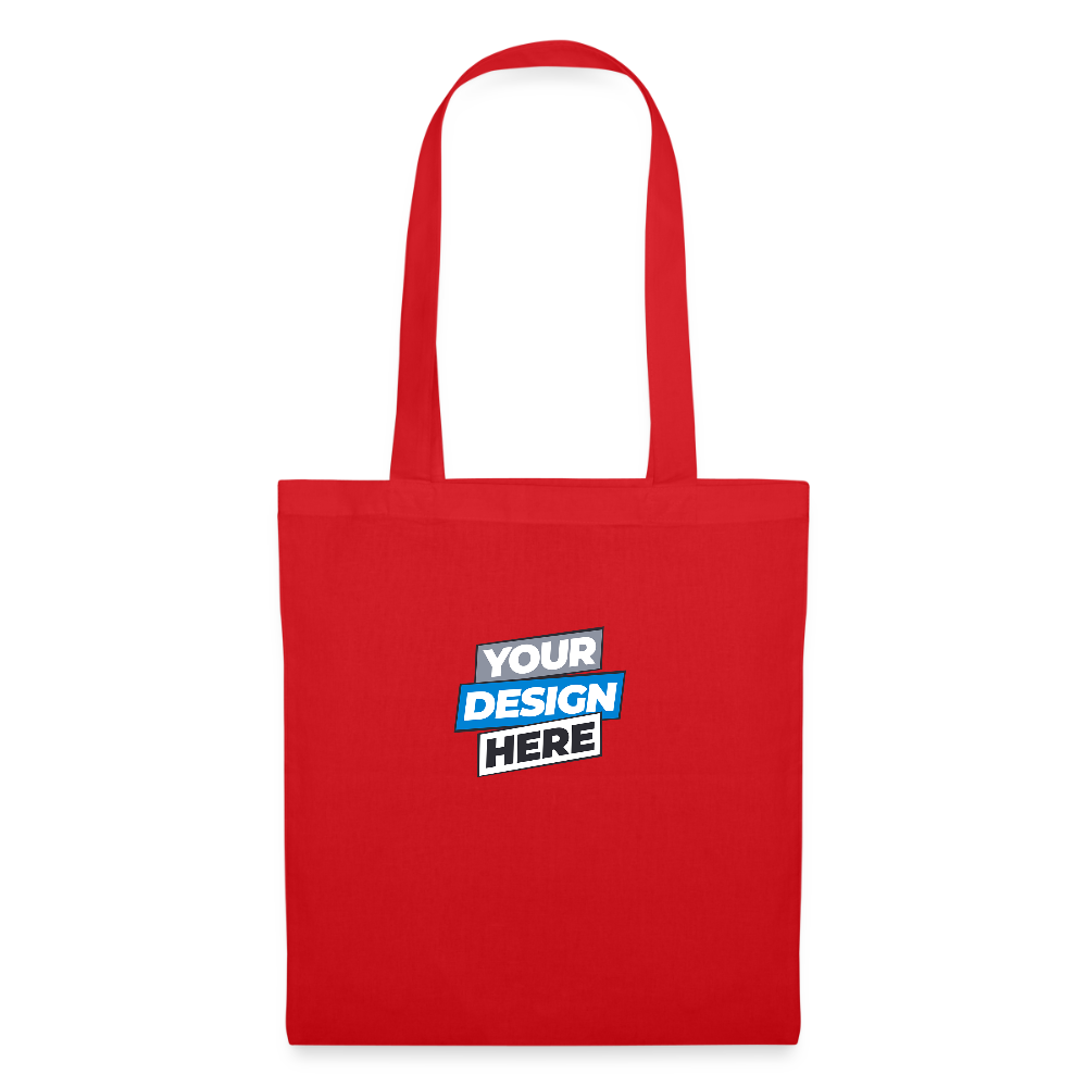 Tote Bag Personalised Various Colours - red