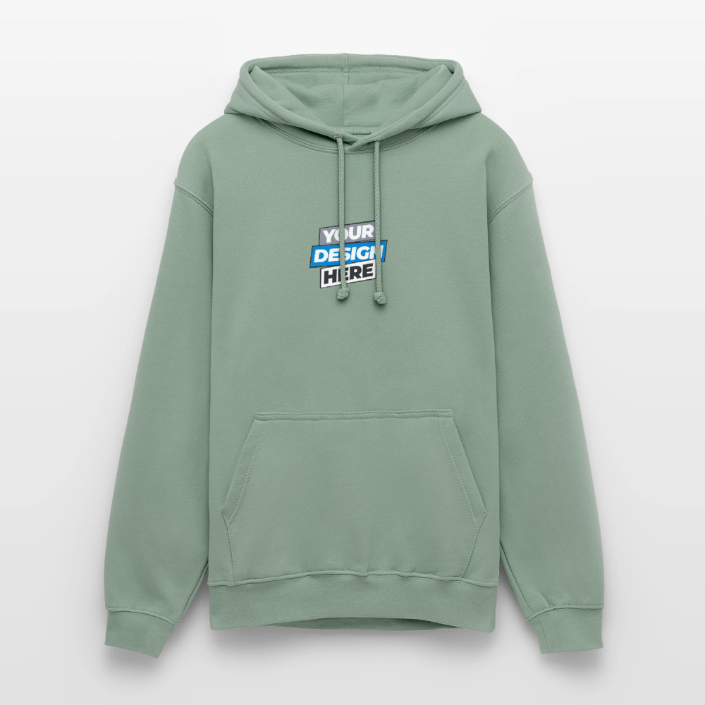 Unisex Hoodie Personalised Various Colours - steel green