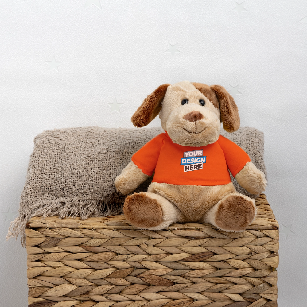 MiniFeet® Dog Helge Personalised Various Colours - golden orange