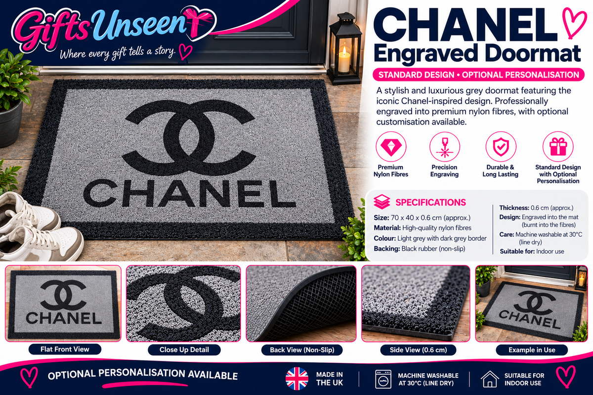 Chanel Inspired Luxury Doormat