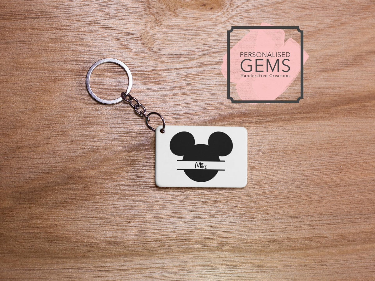 Mickey Disney Personalised Key Ring