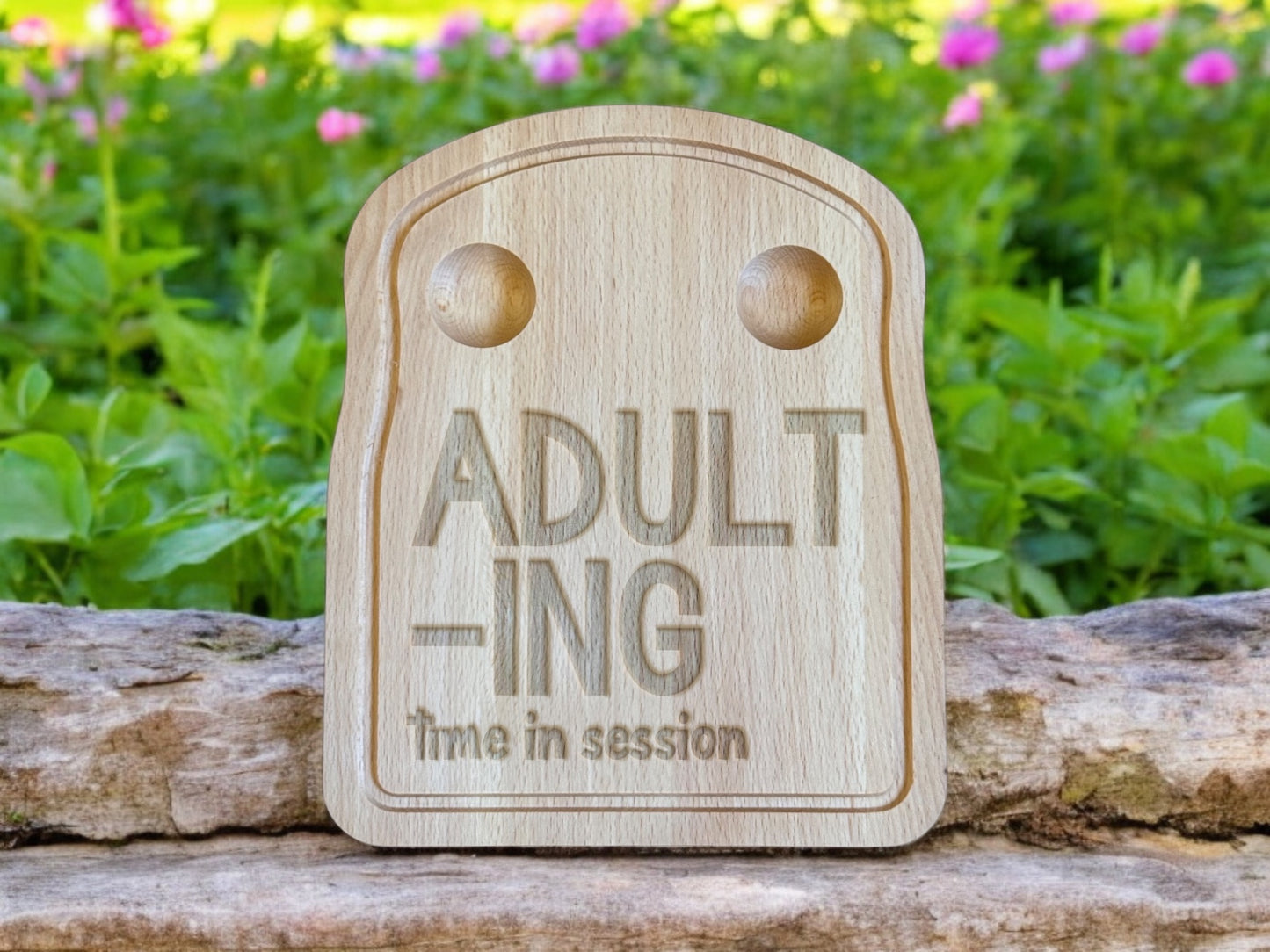 Adult-ing Time In Session Egg Board