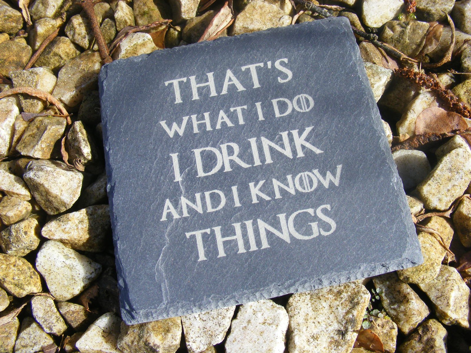 GAME OF THRONES I DRINK AND I KNOW THINGS Coaster