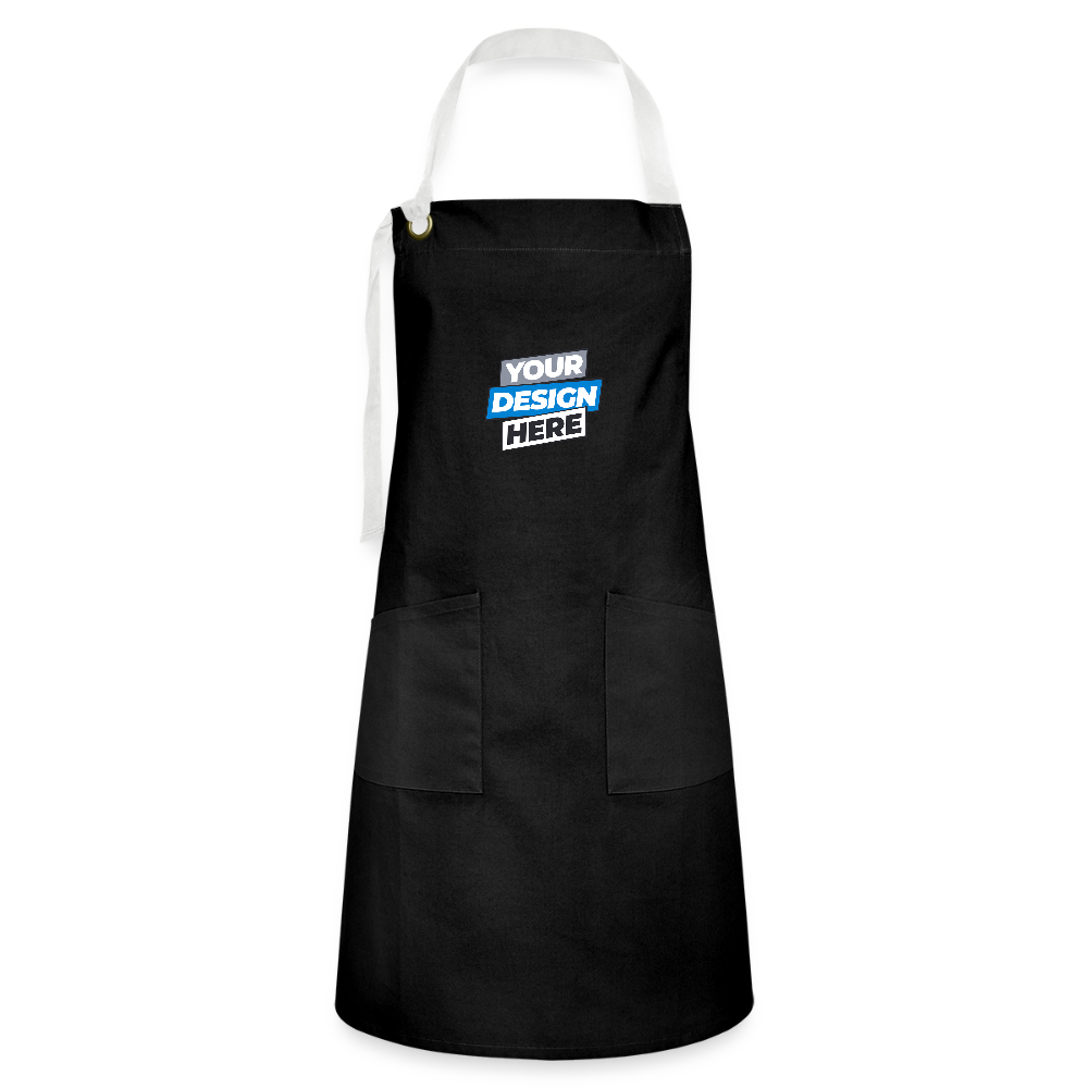 Apron Personalised Various Colour - black/white