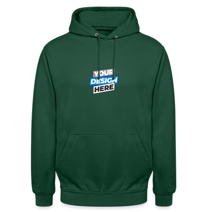 Unisex Hoodie Personalised Various Colours - bottle green