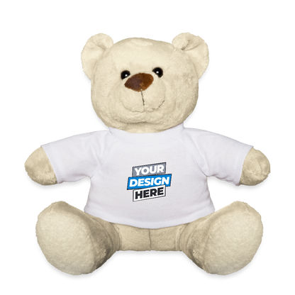 Teddy Bear Personalised Various Colours - white