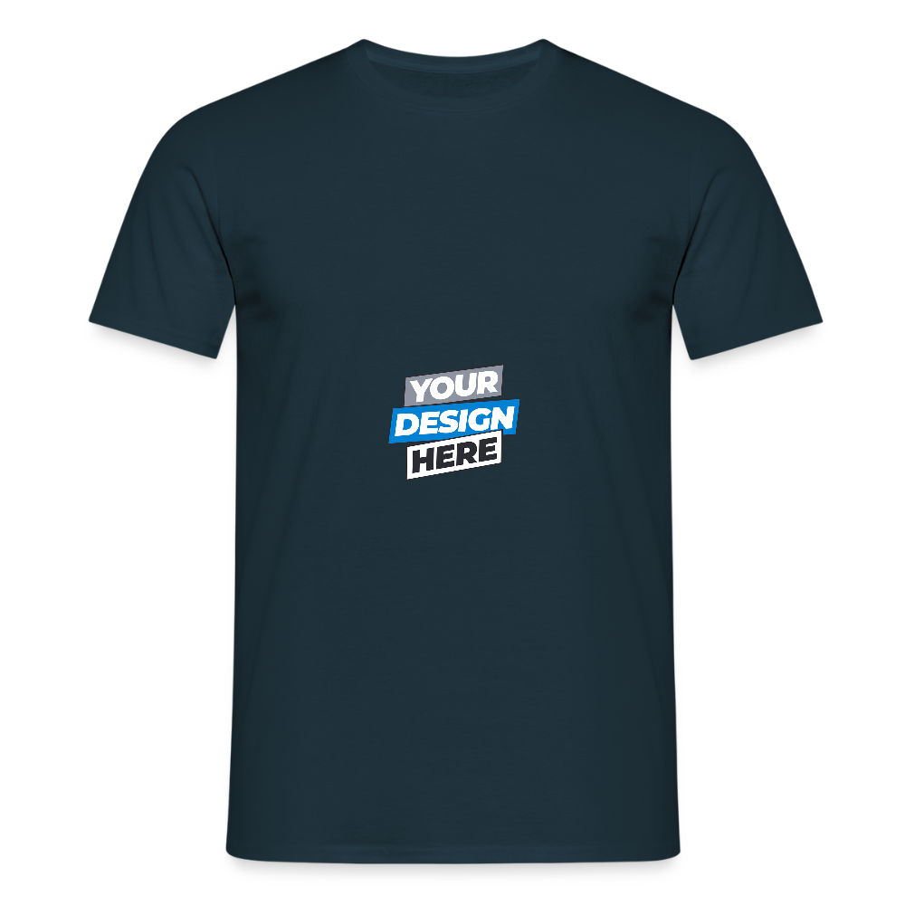 Men's T-Shirt Personalised Various Colours - navy