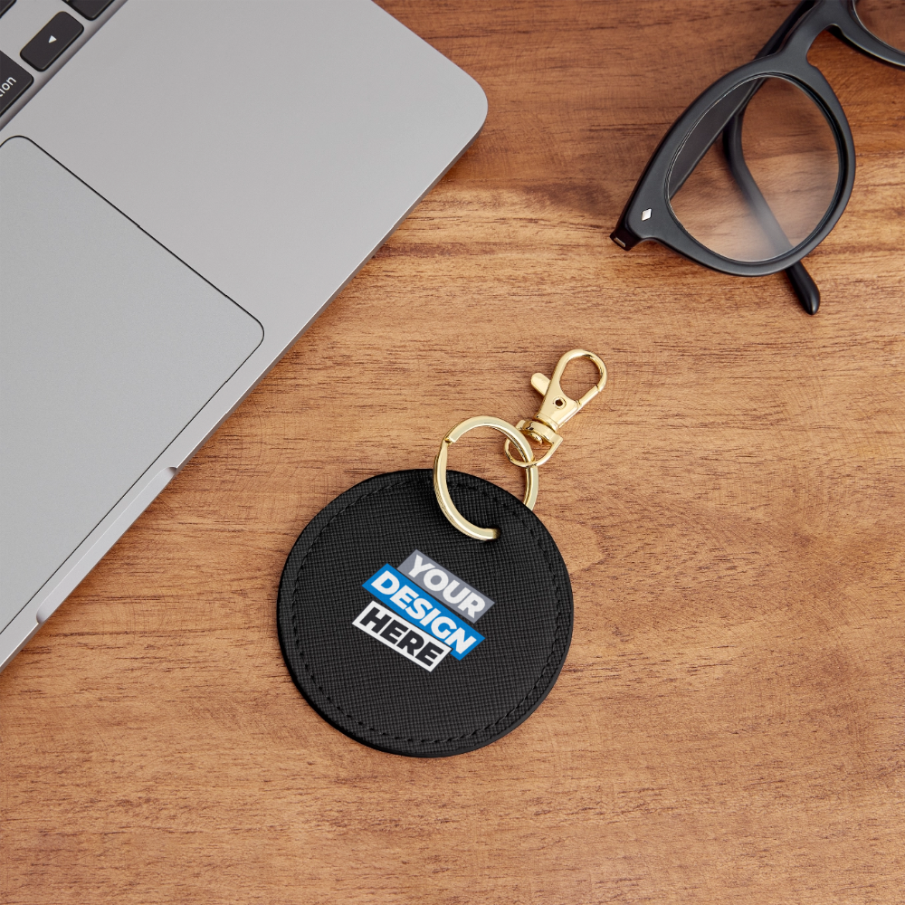 BOUTIQUE Keyring Personalised Various Colours - black