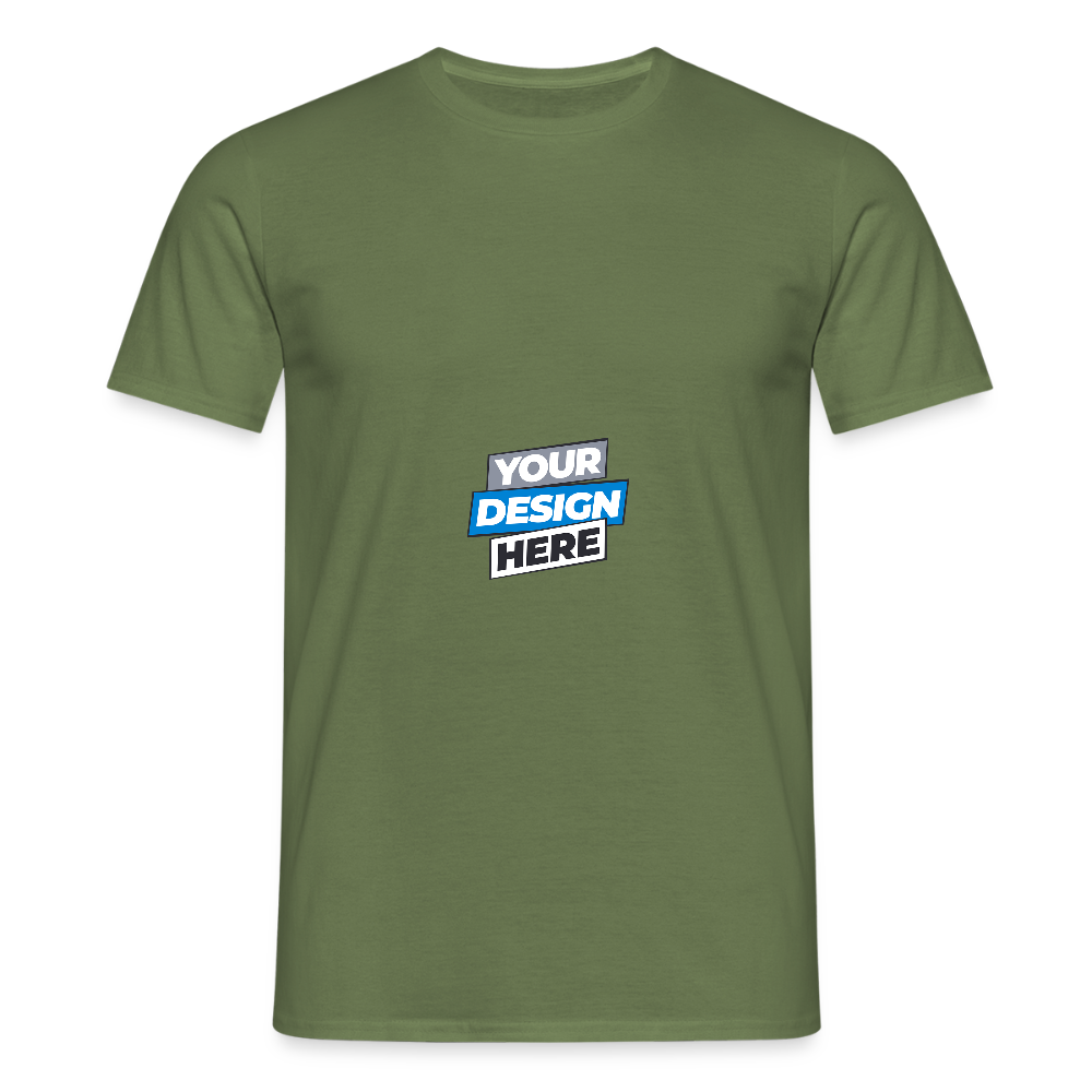 Men's T-Shirt Personalised Various Colours - military green