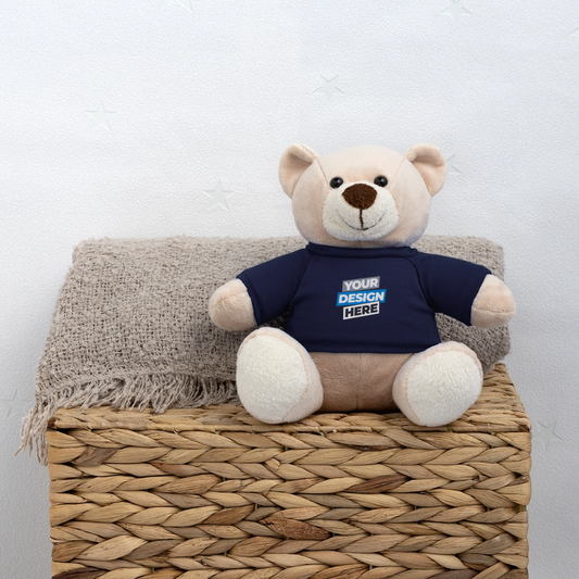 Teddy Bear Personalised Various Colours - french navy
