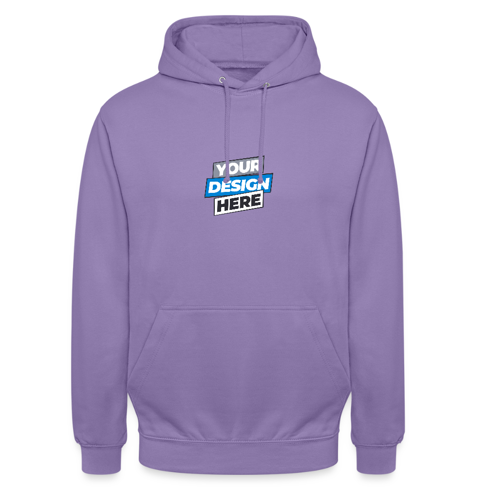 Unisex Hoodie Personalised Various Colours - lavender