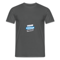 Men's T-Shirt Personalised Various Colours - charcoal grey