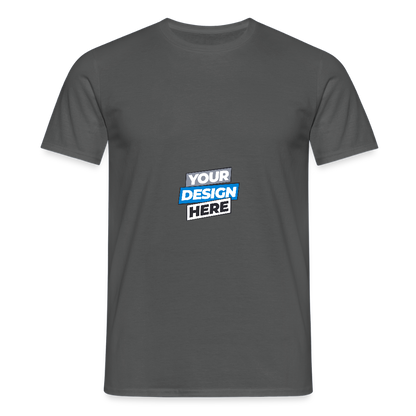 Men's T-Shirt Personalised Various Colours - charcoal grey