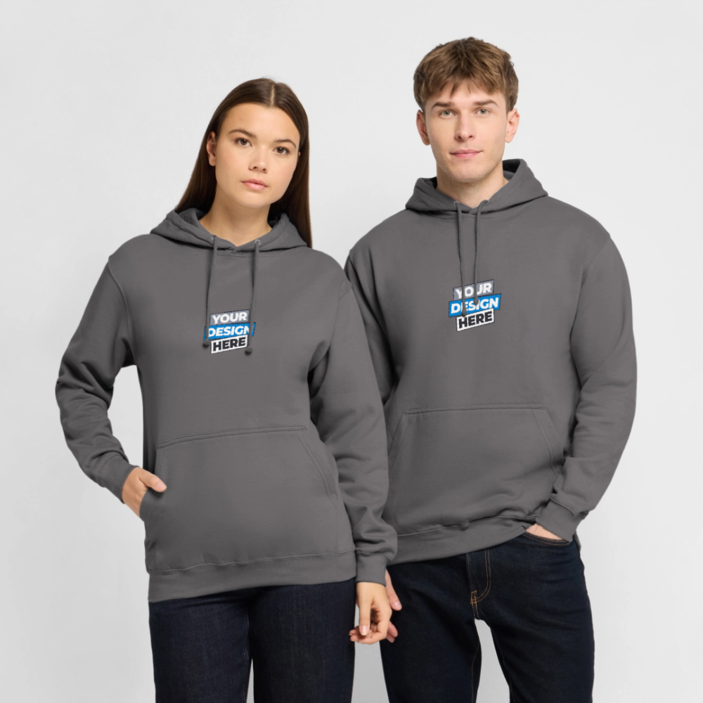 Unisex Hoodie Personalised Various Colours - elephant grey