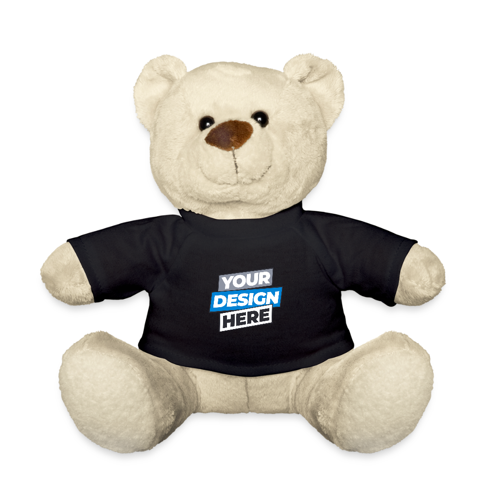 Teddy Bear Personalised Various Colours - black
