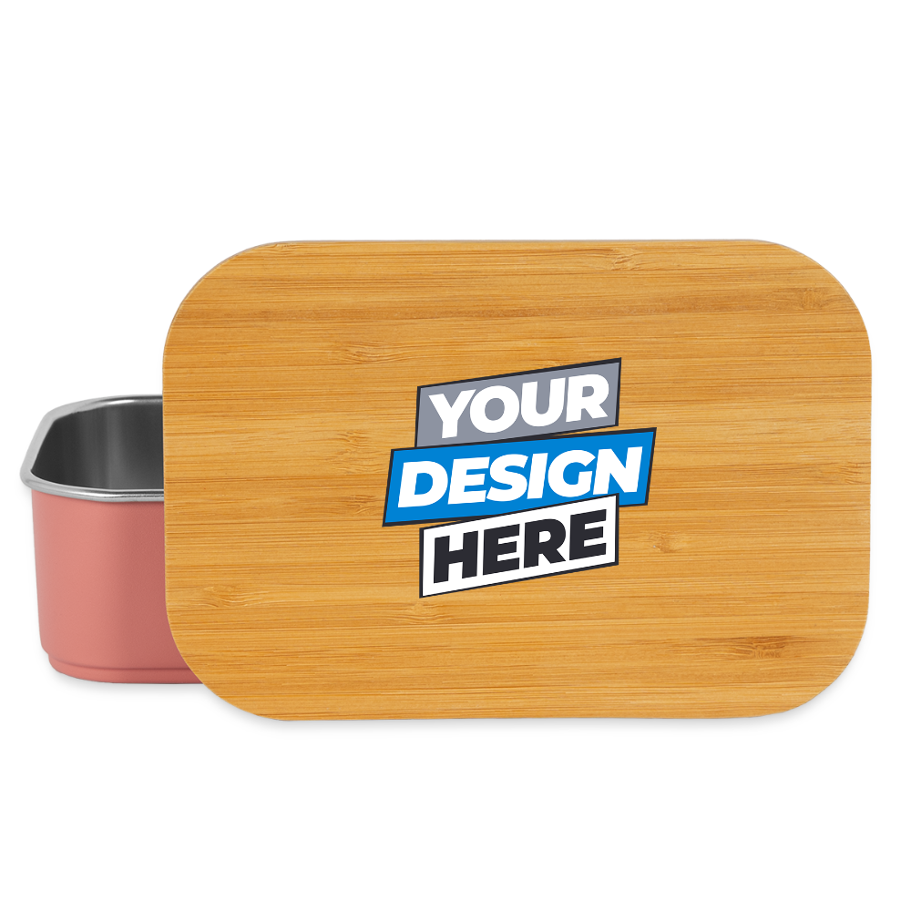 Lunch Box Personalised Various Colours - light pink