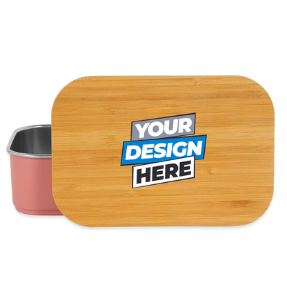 Lunch Box Personalised Various Colours - light pink