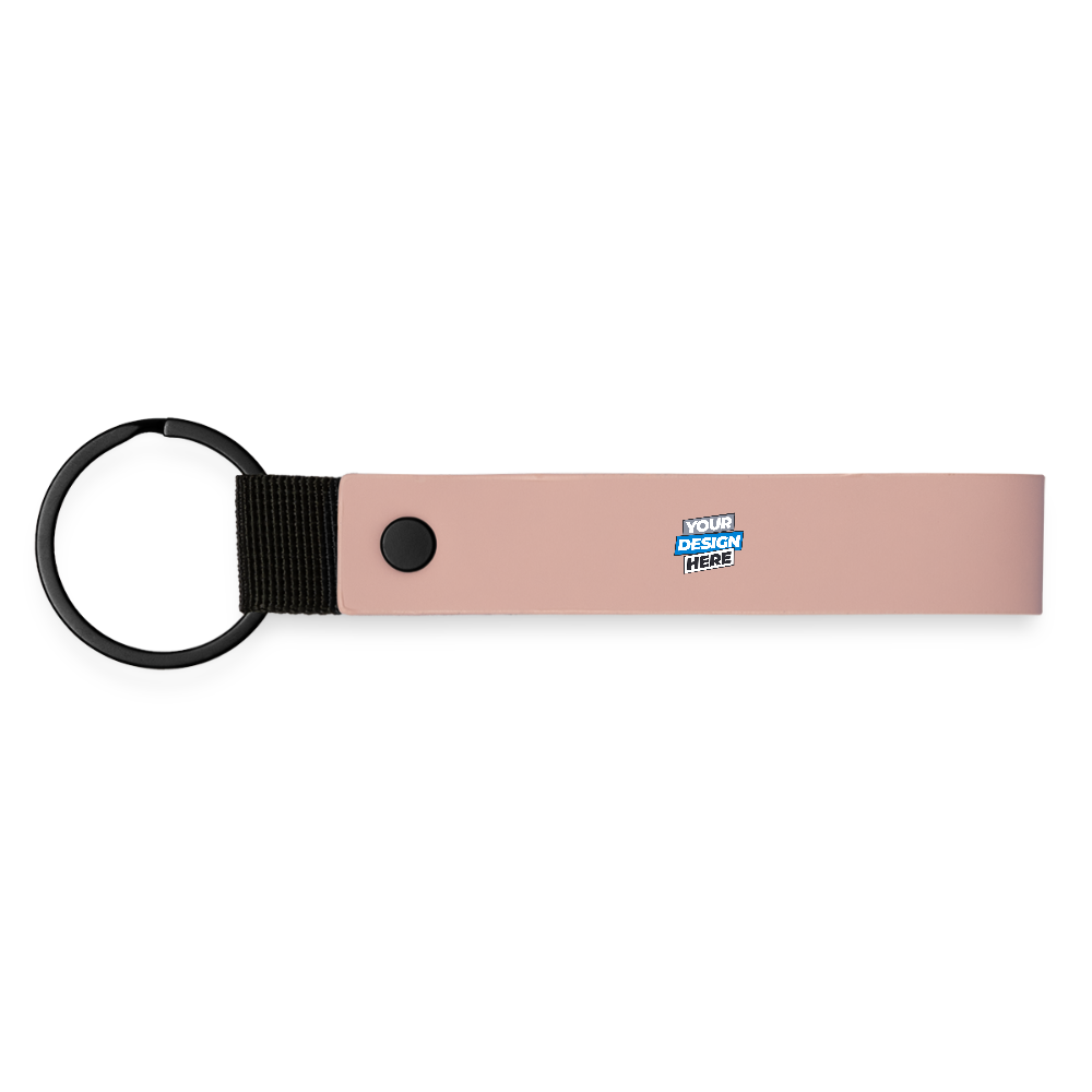 MATTE MINIMALIST  Keyring Personalised Various Colours - pink