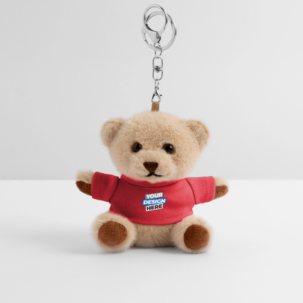 Plush Keyring Personalised Various Colours - red