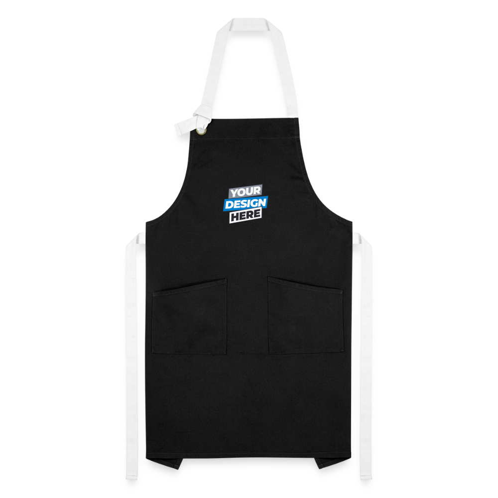 Apron Personalised Various Colour - black/white