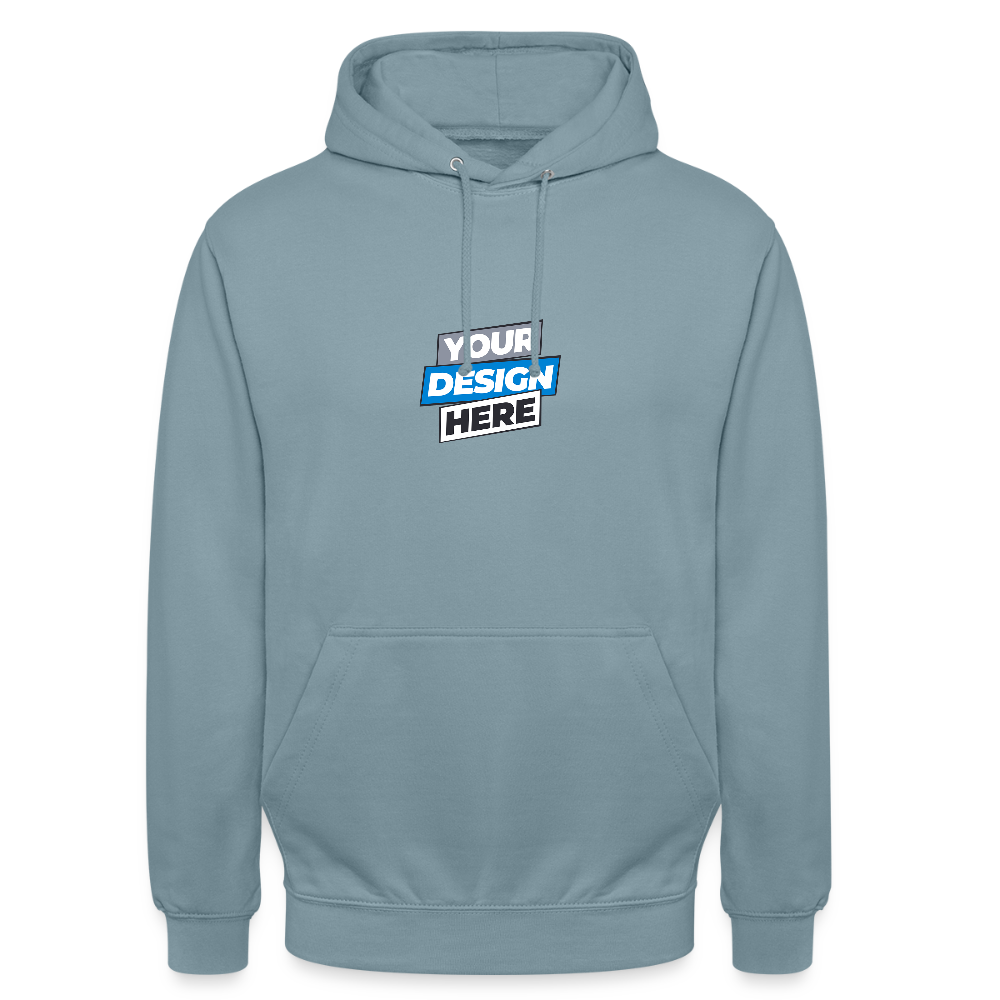 Unisex Hoodie Personalised Various Colours - stonewash blue