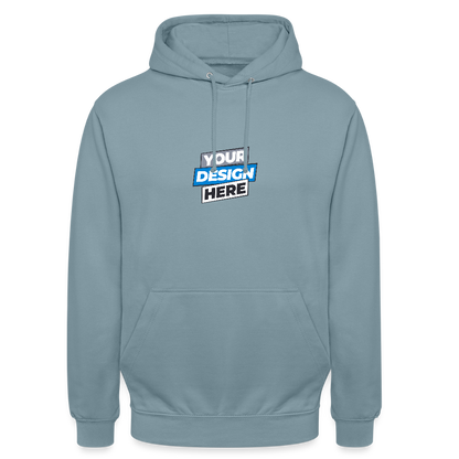 Unisex Hoodie Personalised Various Colours - stonewash blue