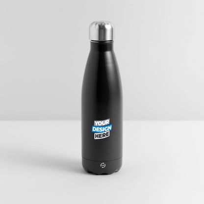 Insulated Water Bottle 500 ml Panoramic Personalised Various Colours - black
