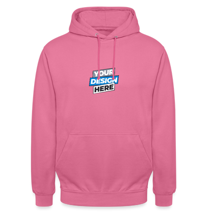 Unisex Hoodie Personalised Various Colours - pink