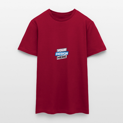 Men's T-Shirt Personalised Various Colours - brick red