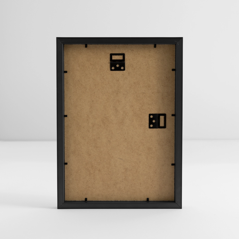 Framed poster (27 × 37 cm) Personalised - black