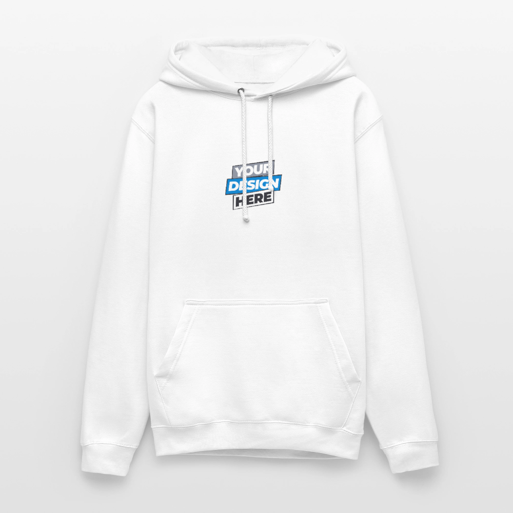 Unisex Hoodie Personalised Various Colours - white