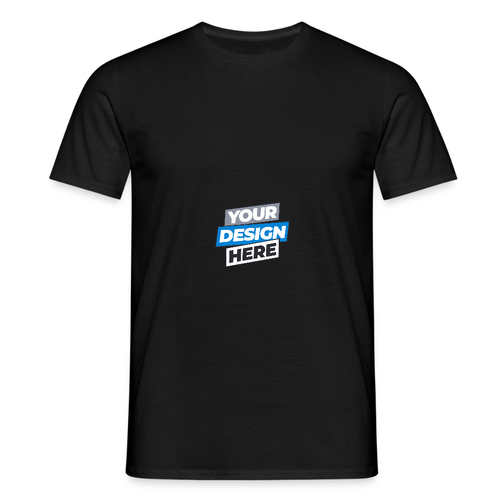Men's T-Shirt Personalised Various Colours - black