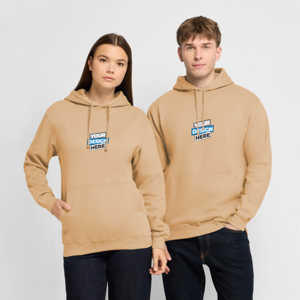 Unisex Hoodie Personalised Various Colours - peach