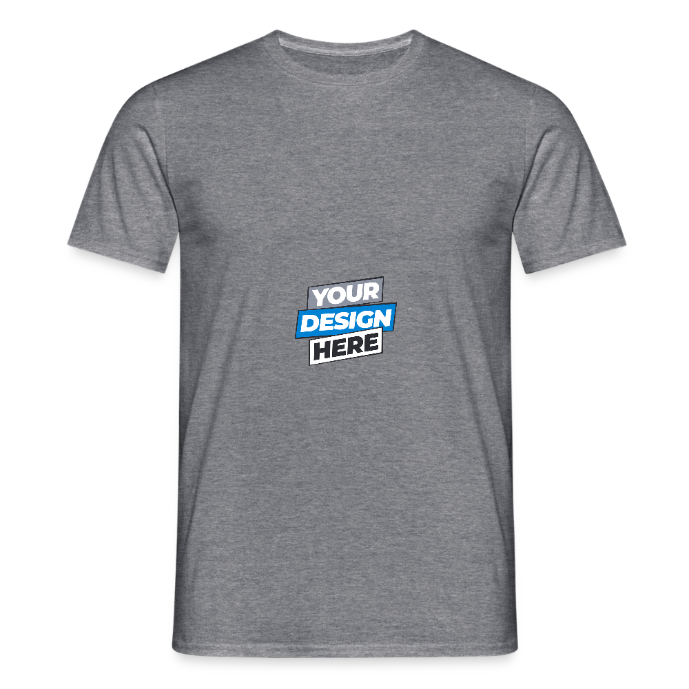 Men's T-Shirt Personalised Various Colours - graphite heather