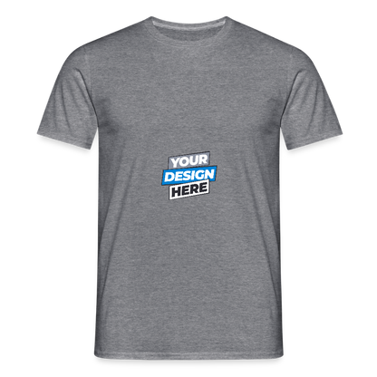 Men's T-Shirt Personalised Various Colours - graphite heather