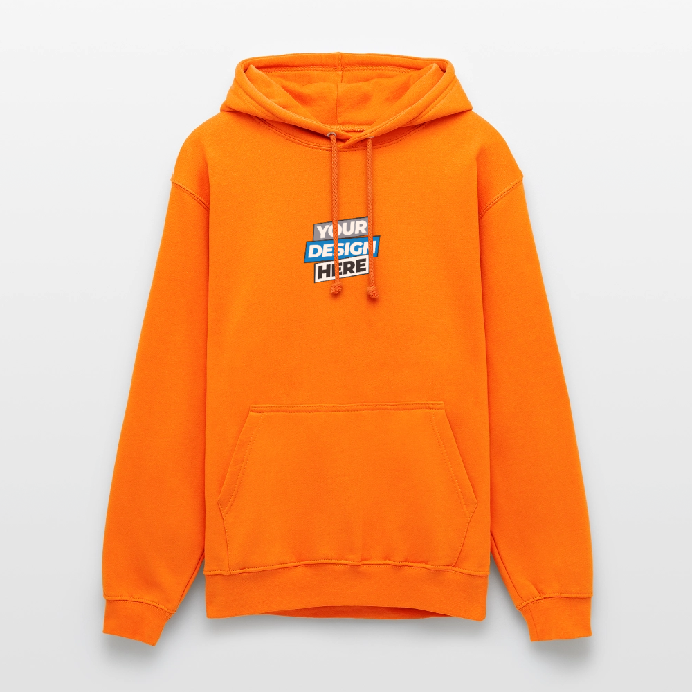 Unisex Hoodie Personalised Various Colours - orange