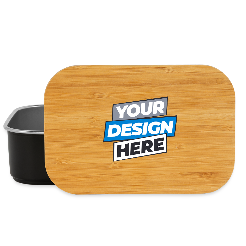 Lunch Box Personalised Various Colours - black