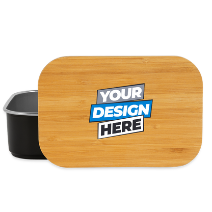 Lunch Box Personalised Various Colours - black
