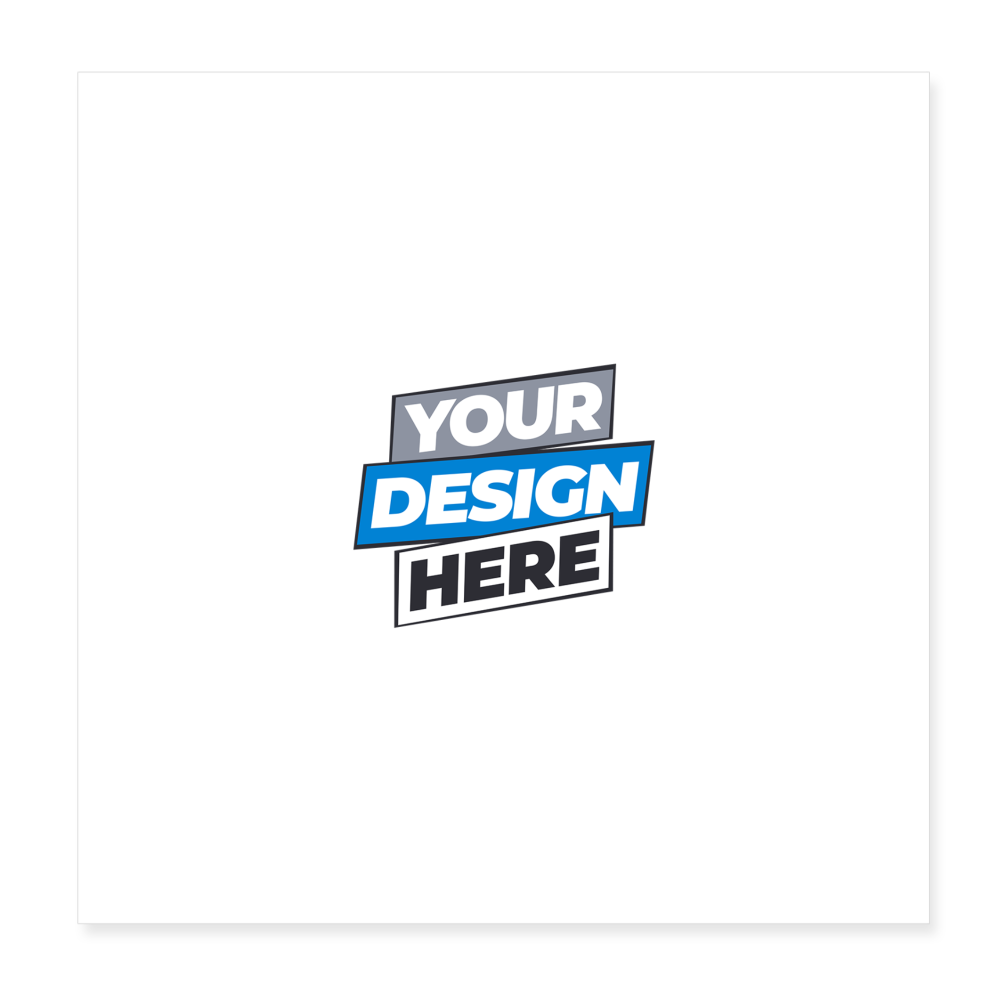 Poster 8" x 8" (20x20 cm) - white