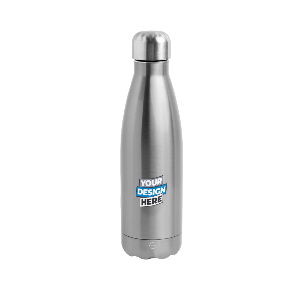 Insulated Water Bottle 500 ml Panoramic Personalised Various Colours - silver