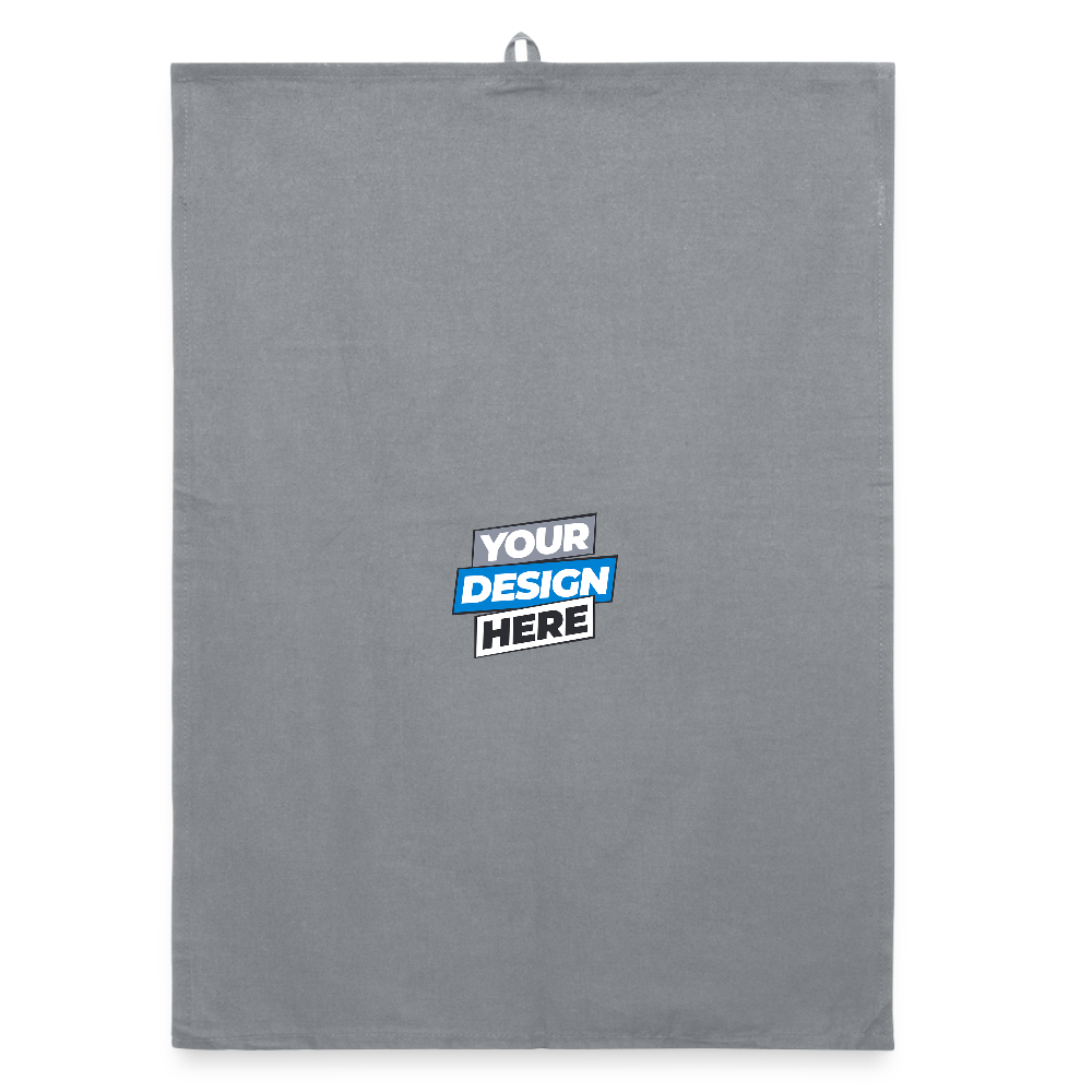 Organic Dish Towel Personalised Various Colours - grey