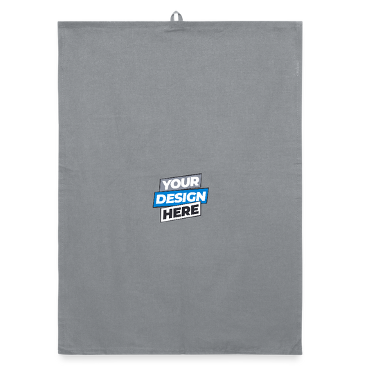 Organic Dish Towel Personalised Various Colours - grey