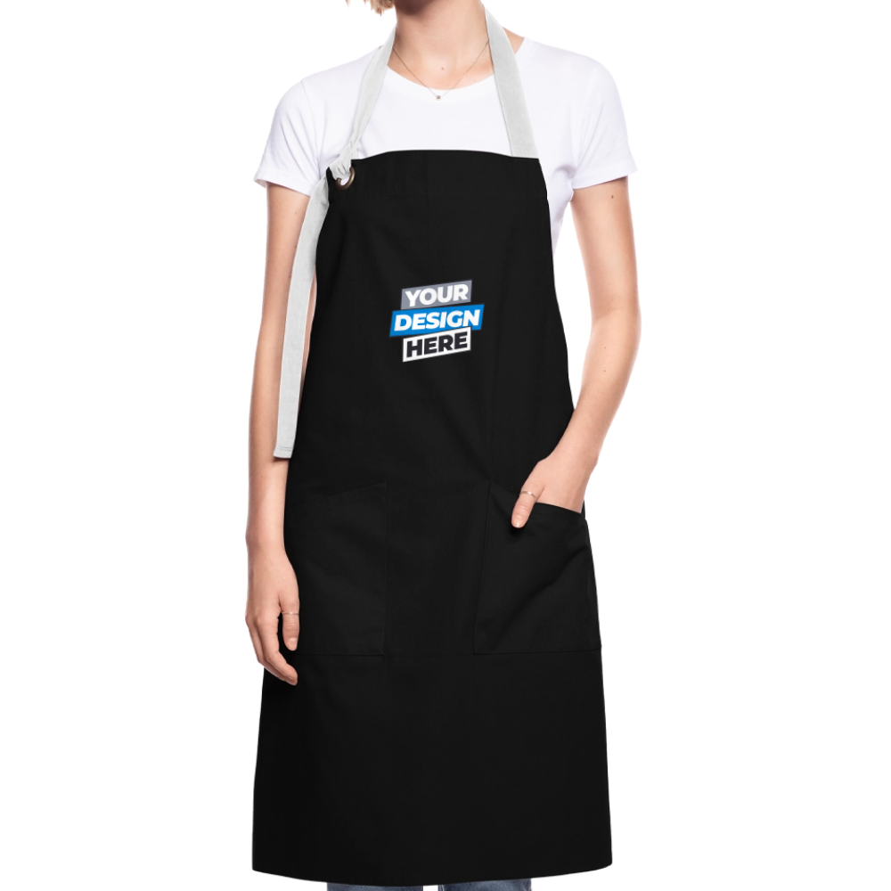 Apron Personalised Various Colour - black/white