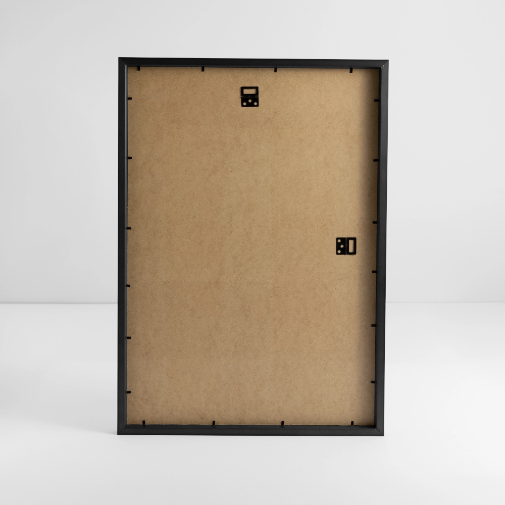 Framed poster (49 × 69 cm) Personalised - black