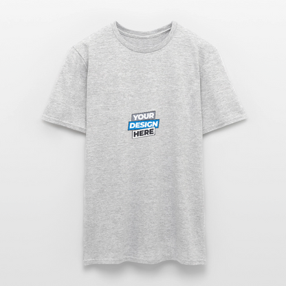Men's T-Shirt Personalised Various Colours - heather grey